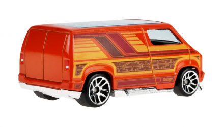 Тематична Машинка Hot Wheels Custom '77 Dodge Van Surf's Up 1:64 JCB66 Orange - Retromagaz, image 2