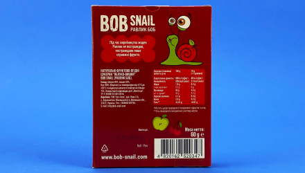 Цукерки Натуральні Bob Snail Яблучно-Вишневі 60g - Retromagaz, image 2