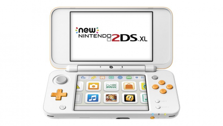 Консоль Nintendo 2DS XL New Модифікована 32GB White Orange + 10 Вбудованих Ігор Б/У - Retromagaz, image 1