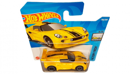 Машинка Базовая Hot Wheels Lotus Sport Elise Factory Fresh 1:64 HCX44 Yellow - Retromagaz, image 2