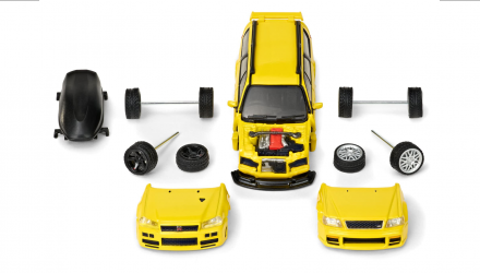 Машинка Premium Hot Wheels Nissan Stagea Autech version 260RS Elite 64 1:64 HWR92 Yellow - Retromagaz, image 6
