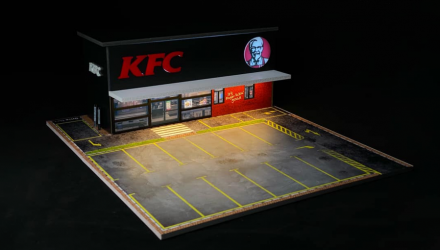 Диорама G-Fans KFC Fast Food Building 1:64 710014 Black - Retromagaz, image 1