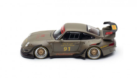 Машинка Premium Ignition Model Porsche Porsche RWB 993 1:64 IG3873 Green - Retromagaz, image 3