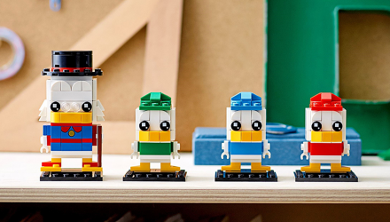 Конструктор Lego Скрудж Макдак, Хьюи, Дьюи и Луи BrickHeadz 40477 Новый - Retromagaz, image 4