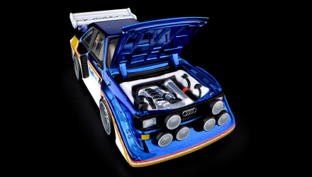 Машинка Premium Hot Wheels 1985 Audi Sport quattro S1 Red Line Club RLC 1:64 JJY70 Blue - Retromagaz, image 6