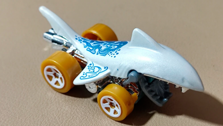 Машинка Базовая Hot Wheels Hover Storm / Gazella / Loco Motorin / Circle Trucker / Shark City 1:64 HLY67 White 5шт - Retromagaz, image 6