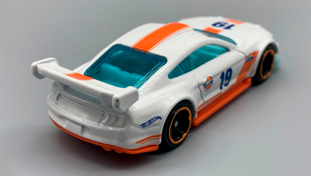 Машинка Базовая Hot Wheels Custom '18 Ford Mustang GT Gulf Muscle Mania 1:64 FYF87 White - Retromagaz, image 3