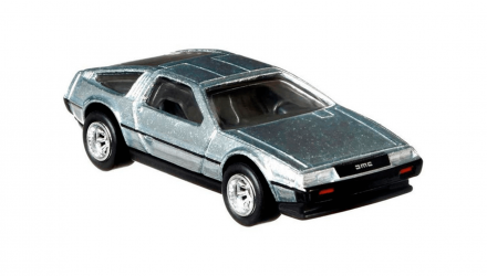 Машинка Premium Hot Wheels DMC Delorean Boulevard 1:64 HCM79 Metallic Silver - Retromagaz, image 2