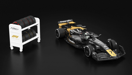 Машинка Premium Hot Wheels F1 The Movie - APXGP 1:64 JMT03 Black - Retromagaz, image 4