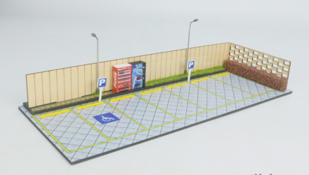 Диорама G-Fans Diorama Garden Parking 1:64 710029 Black - Retromagaz, image 1
