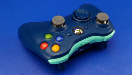 Геймпад Беспроводной Microsoft Xbox 360 Blue Б/У - Retromagaz, image 2