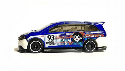 Машинка Базовая Hot Wheels Honda Odyssey HW J-Imports 1:64 JJJ99 Blue - Retromagaz, image 3