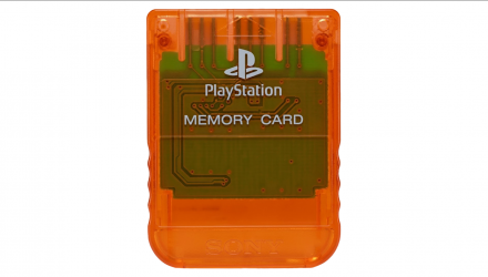 Карта Пам'яті Sony PlayStation 1 SCPH-1020 Candy 1MB Trans-Orange Б/У - Retromagaz, image 1