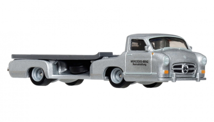 Машинка Premium 2шт Hot Wheels Mercedes-Benz 300 SLR та Mercedes-Benz Renntransporter Team Transport 1:64 JHX90 Silver - Retromagaz, image 4
