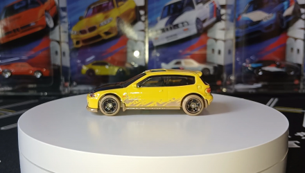 Тематическая Машинка Hot Wheels Honda Civic EG Fast & Furious 1:64 JKX19 Yellow - Retromagaz, image 3