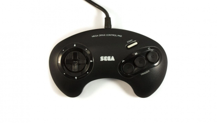 Геймпад Проводной Sega Mega Drive 1650 Europe Black 2m Б/У - Retromagaz, image 1