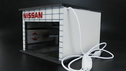 Диорама G-Fans Nissan Garage Diorama with LED 1:64 710017 Black - Retromagaz, image 1