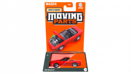 Тематическая Машинка Matchbox 1988 Mazda RX7 Moving Parts 1:64 FWD28/HVN06 Red - Retromagaz, image 1