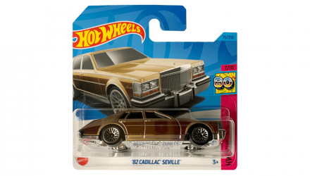 Машинка Базова Hot Wheels '82 Cadillac Seville The `80S 1:64 HKG85 Tan - Retromagaz, image 1