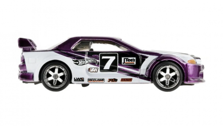 Машинка Базовая Hot Wheels Nissan Skyline GT-R (R32) Legends Tour 1:64 HCW06 Purple - Retromagaz, image 3