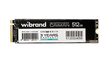 SSD Накопитель Wibrand Caiman M.2 NVMe 512GB - Retromagaz, image 1