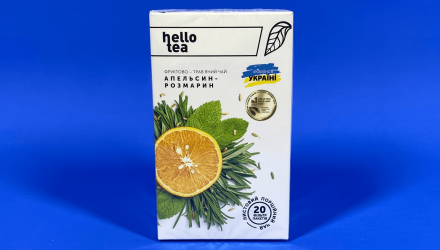 Чай Пакетированный Травяной, Фруктовый Hello Tea Апельсин Розмарин 40g - Retromagaz, image 1