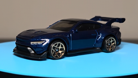 Машинка Базовая Hot Wheels Ford Mustang GTD Mustang 60th 1:64 JBB93 Blue - Retromagaz, image 2