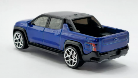 Машинка Базовая Hot Wheels Silverado EV RST Green Speed 1:64 HRY63 Blue - Retromagaz, image 4