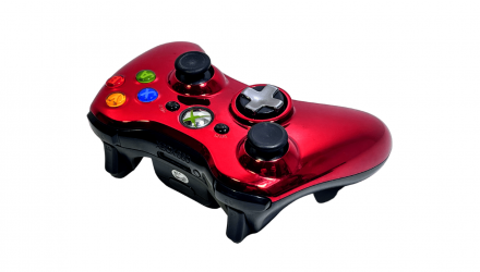 Геймпад Бездротовий Microsoft Xbox 360 Chrome Series Red Б/У - Retromagaz, image 2