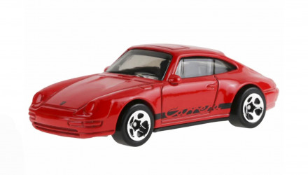 Машинка Базовая Hot Wheels '96 Porsche Carrera Then and Now 1:64 JJL39 Red - Retromagaz, image 1
