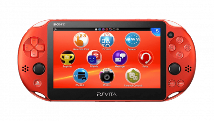 Консоль Sony PlayStation Vita Slim Модифицированная 64GB Metallic Red + 5 Встроенных Игр Б/У Отличный - Retromagaz, image 1