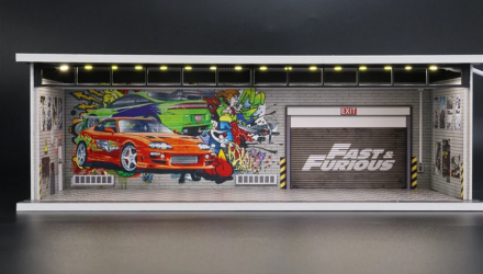 Диорама G-Fans Fast & Furious Garage 1:64 710016 Black - Retromagaz, image 4