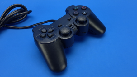 Набор Консоль Sony PlayStation 2 Slim SCPH-7xxx Free MC Boot Black Б/У  + Геймпад Проводной RMC Новый - Retromagaz, image 5