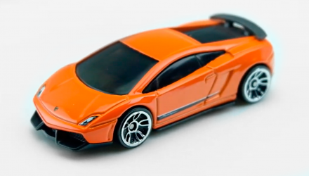 Машинка Базовая Hot Wheels 5шт Lamborghini Veneno / Huracаn  / Murciеlago / Aventador J / Gallardo LP 570-4 Lamborghini 1:64 GHP62 Gold - Retromagaz, image 5