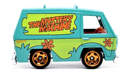 Машинка Базовая Hot Wheels Scooby-Doo! The Mystery Machine Screen Time 1:64 GRX97 Turquoise - Retromagaz, image 4