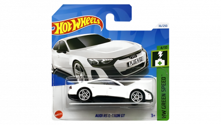 Машинка Базова Hot Wheels Audi RS E-Tron GT Green Speed 1:64 HTB81 White - Retromagaz, image 1