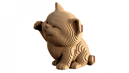 Пазлы Картонный конструктор Cartonic 3D Puzzle MANEKI KITTEN - Retromagaz, image 2