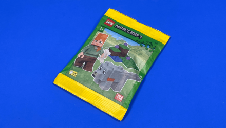 Конструктор Lego Фігурка Alex With Wolf Paper Bag Minecraft 662404 min017 Новый - Retromagaz, image 1