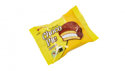 Тістечка Lotte Чокопай Банановий Choco Pie Banana (12 Тістечок) 336g - Retromagaz, image 3