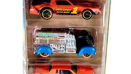 Машинка Базова Hot Wheels Camaro Z / Fast Gassin / Buick Grand / Ford Mustang Mach 1 / Maximum Leeway Circle Track HLY65 Grey 5шт Новий - Retromagaz, image 2
