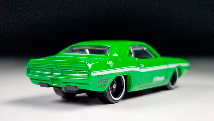 Машинка Базова Hot Wheels '70 Dodge Hemi Challenger Muscle Mania 1:64 HKJ55 Green - Retromagaz, image 3