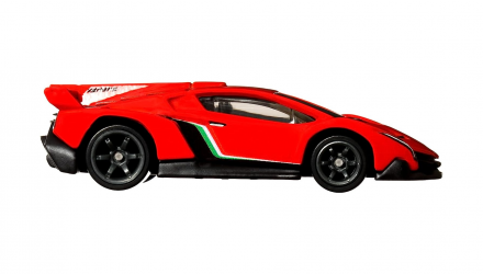 Машинка Premium Hot Wheels Lamborghini Veneno Speed Machines 1:64 HKC41 Red - Retromagaz, image 4