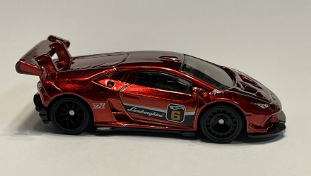 Машинка Базовая Hot Wheels Lamborghini Huracán LP 620-2 Super Trofeo Super Treasure Hunt STH Exotics 1:64 HTF43 Red - Retromagaz, image 2