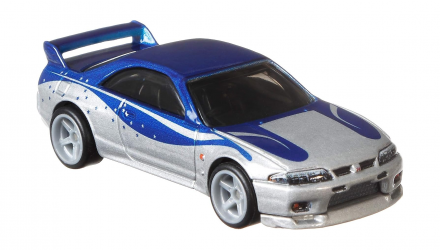 Машинка Premium Hot Wheels Nissan Skyline GT-R (BCNR33) Fast & Furious 1:64 GJR79 Silver - Retromagaz, image 4