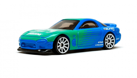 Машинка Базовая Hot Wheels '95 Mazda RX-7 Fast & Furious Drift 1:64 HCV86 Blue - Retromagaz, image 3