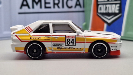 Машинка Базовая Hot Wheels '84 Audi Sport Quattro The `80S 1:64 HKJ66 White - Retromagaz, image 5