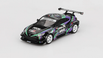 Машинка Premium MINI GT Toyota GR86 HKS TYPE R 2022 Tokyo Auto Salon 1:64 MGT01005 Blue - Retromagaz, image 1