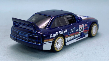 Машинка Базова Hot Wheels Audi '90 Quattro Super Treasure Hunt STH Turbo 1:64 HTF36 Blue - Retromagaz, image 2