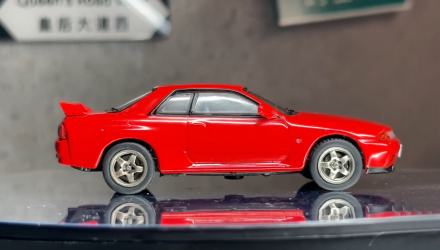 Машинка Premium Tarmac Works Nissan Skyline GT-R (BNR32) GLOBAL64 1:64 JC64-008-RD Red - Retromagaz, image 3