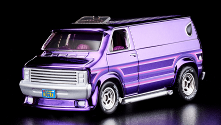 Машинка Premium Hot Wheels Dodge Tradesman Red Line Club RLC 1:64 HGK78 Purple - Retromagaz, image 1